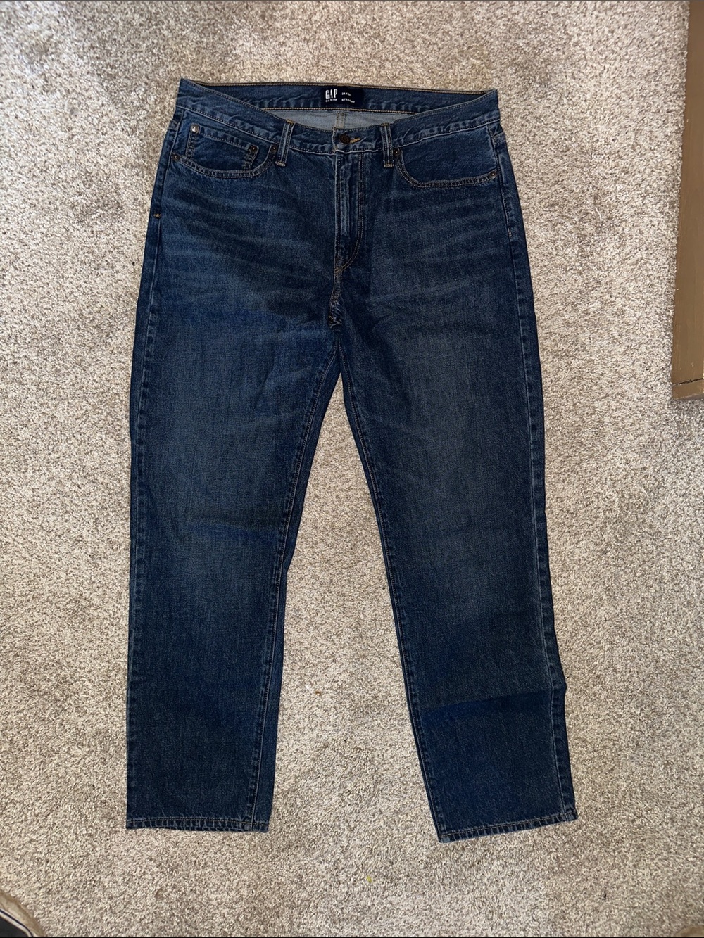 Gap Denim Straight Leg Jeans Blue Waist 34 x 32
